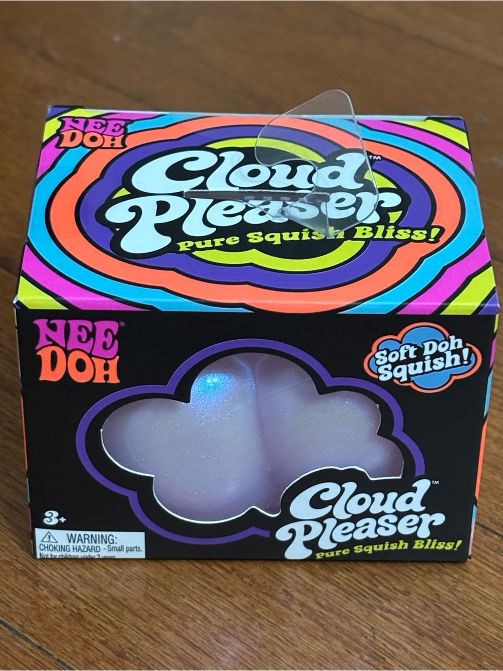 Viral Cloud Pleaser NeeDoh - Purple Sparkle Squish New Release